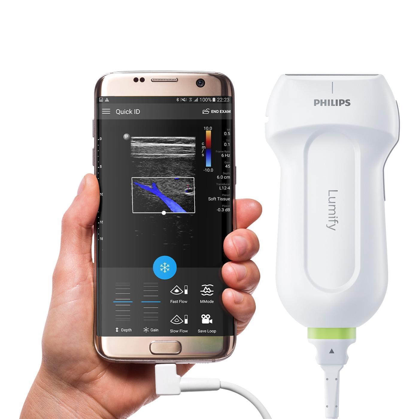 Philips Lumify L12-4 handheld ultrasound probe